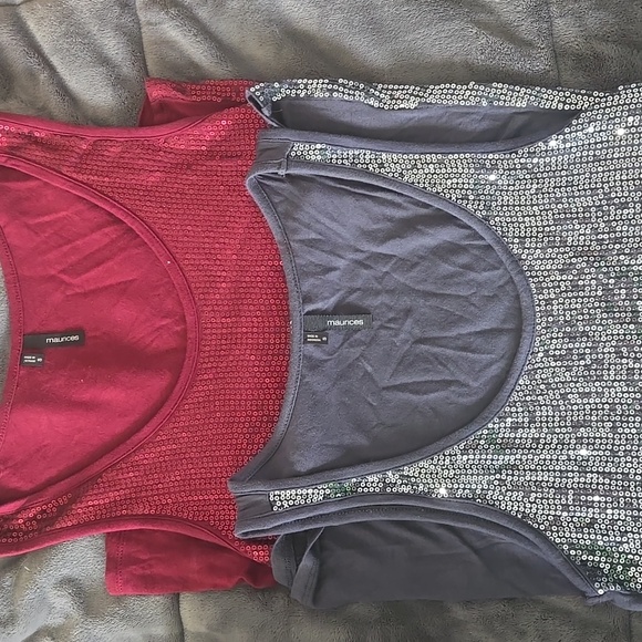 TWO Maurices Sequin Tank Tops - Picture 5 of 6